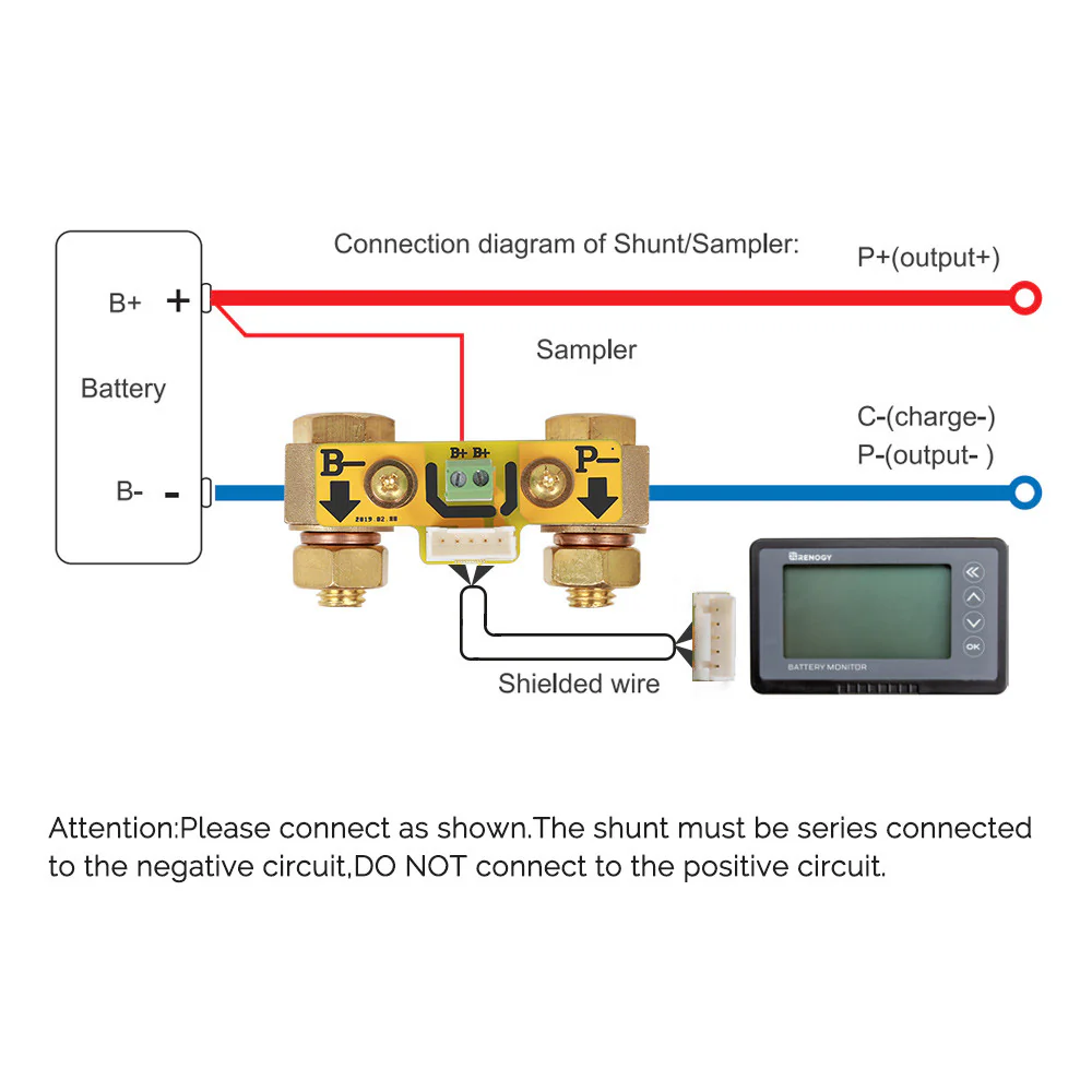 500A Battery Monitor with Shunt - Image 4