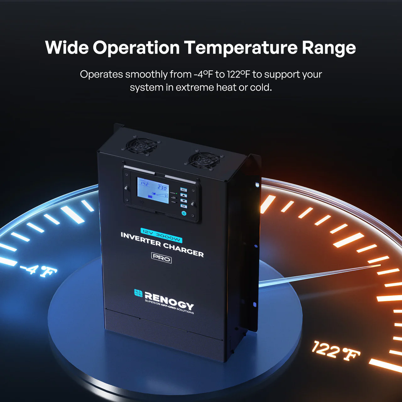 Renogy Pro 12V 3000W HF Inverter Charger - Image 7