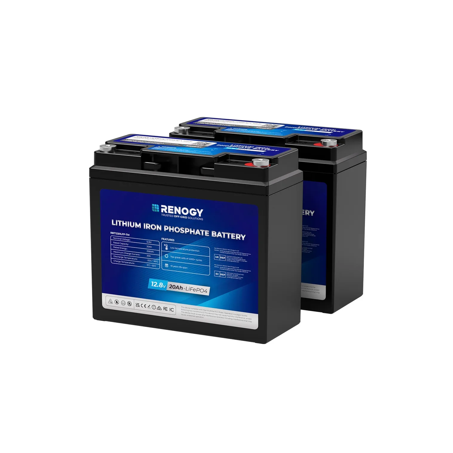 12V 100Ah Trolling Motor Group 24 LiFePO4 Battery w/ Bluetooth - Image 21