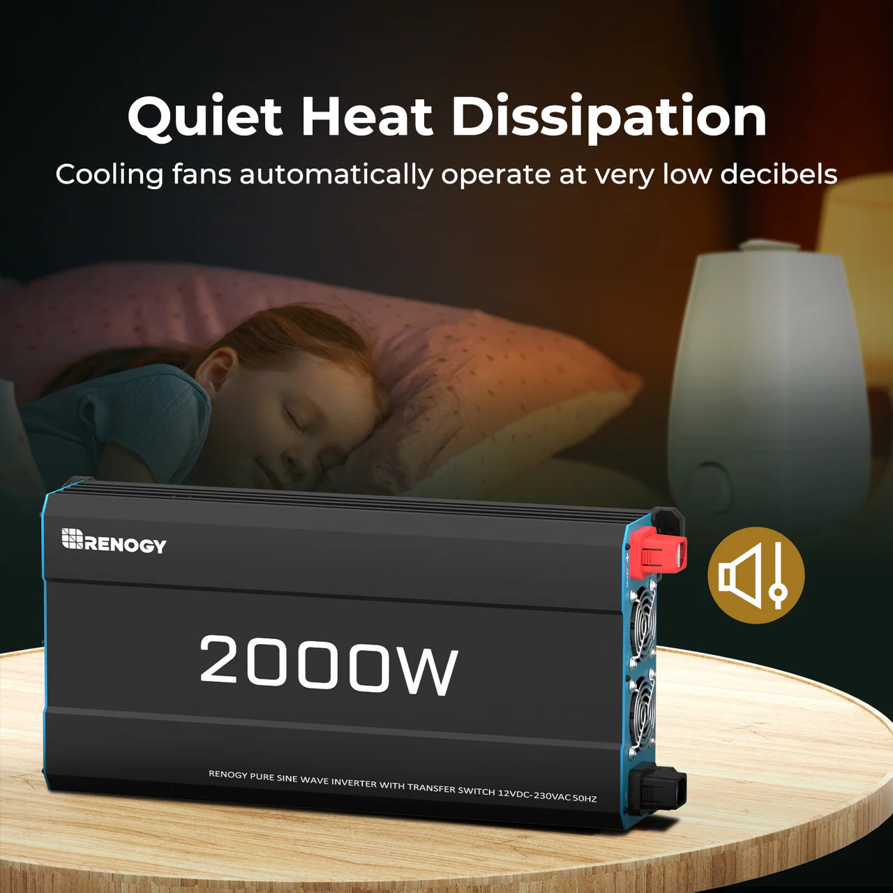 1000W/2000W/3000W 12V to 230V/240V Pure Sine Wave Inverter (with UPS Function) - Image 7