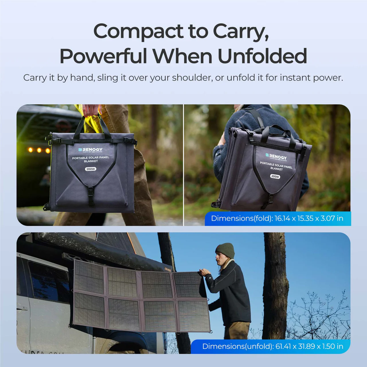 200W Lightweight N-type Portable Solar Panel Blanket - Image 9