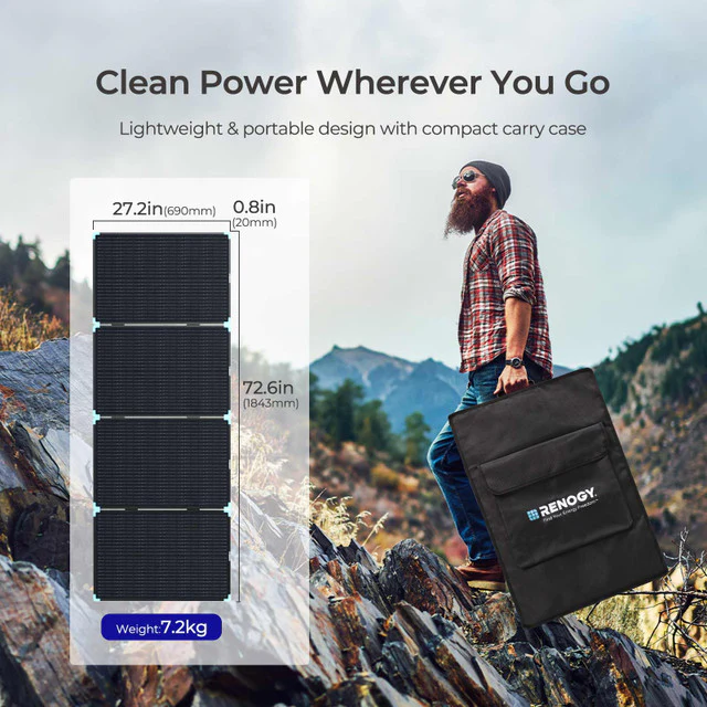 220W Lightweight N-type Portable Solar Panel Suitcase - Image 3