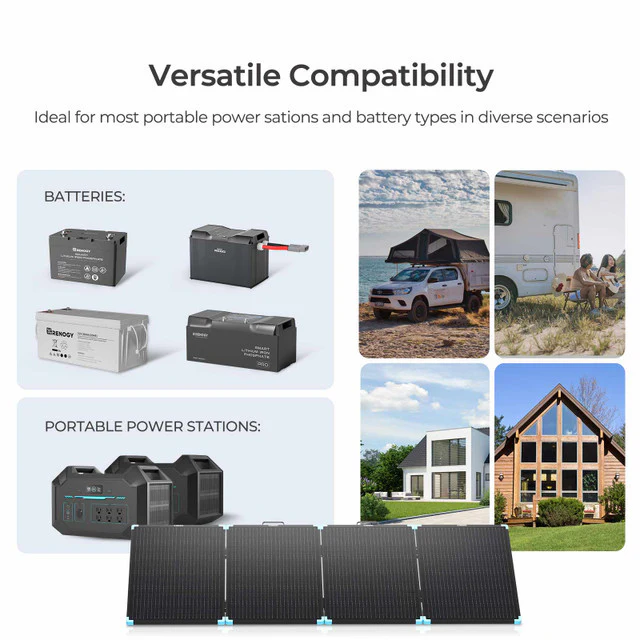 220W Lightweight N-type Portable Solar Panel Suitcase - Image 9