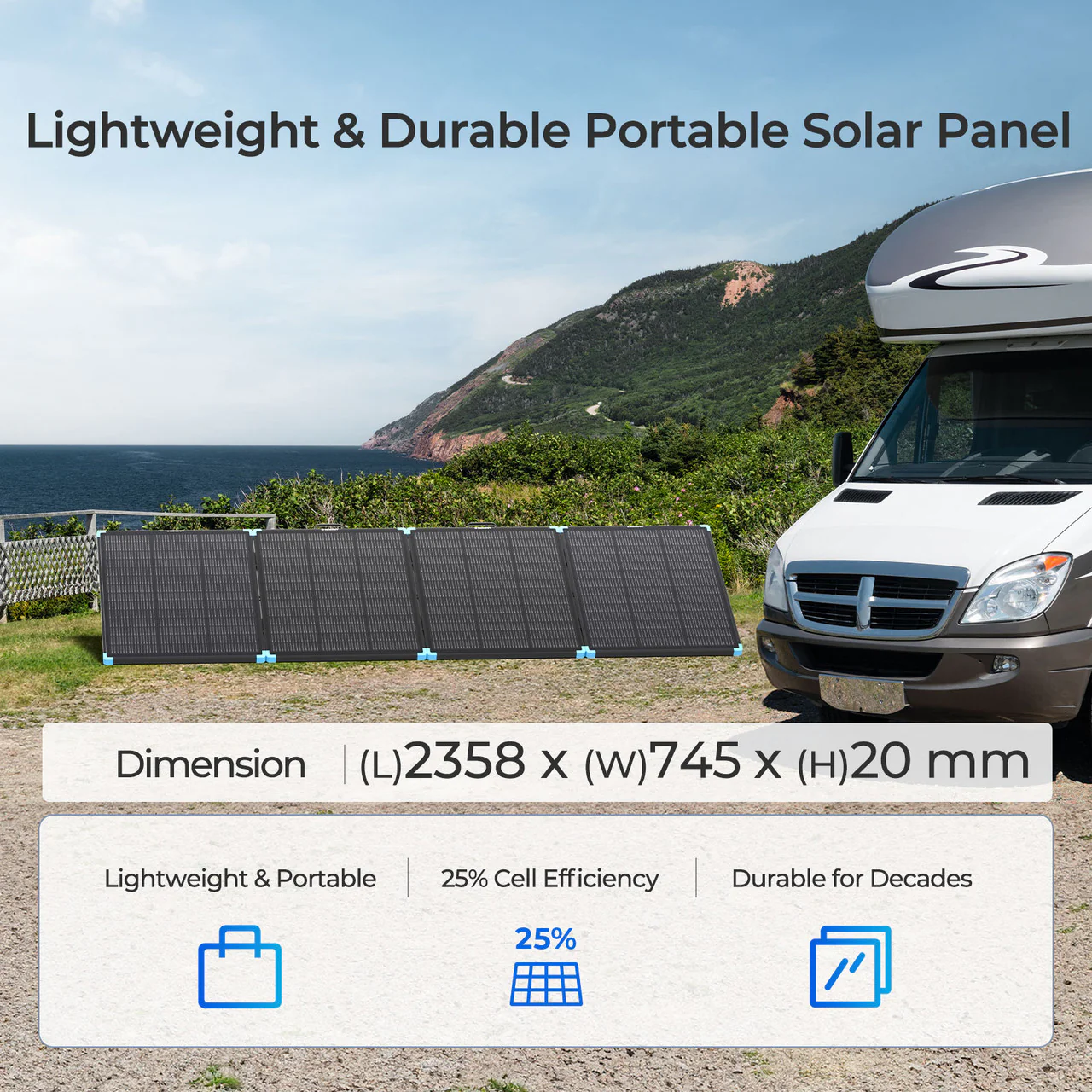 300W Lightweight N-type Portable Solar Panel Suitcase - Image 10