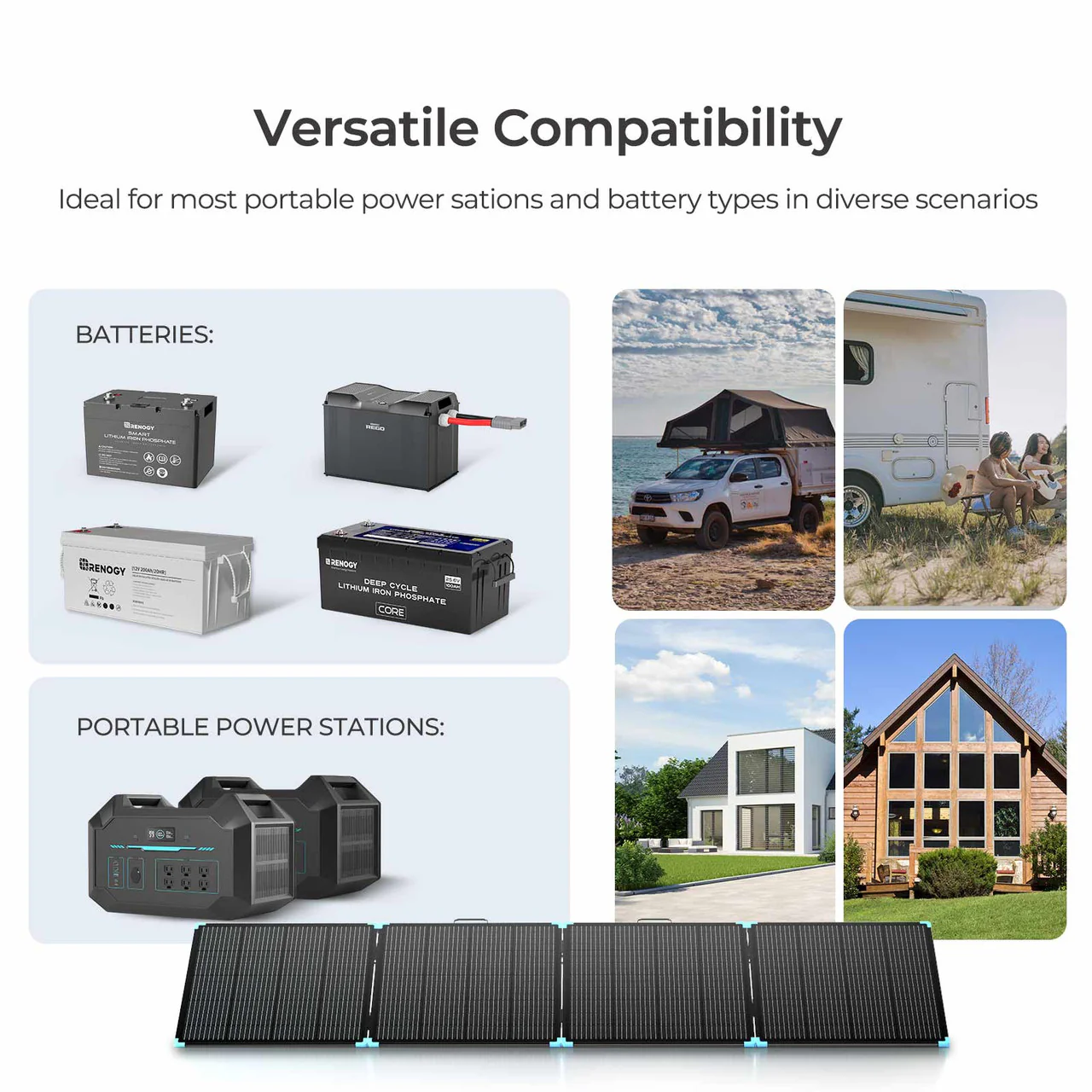 400W Lightweight Portable Solar Panel Suitcase - Image 10