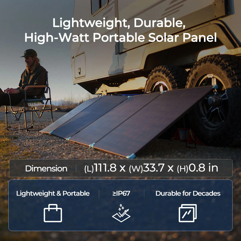 400W Lightweight Portable Solar Panel Suitcase - Image 11