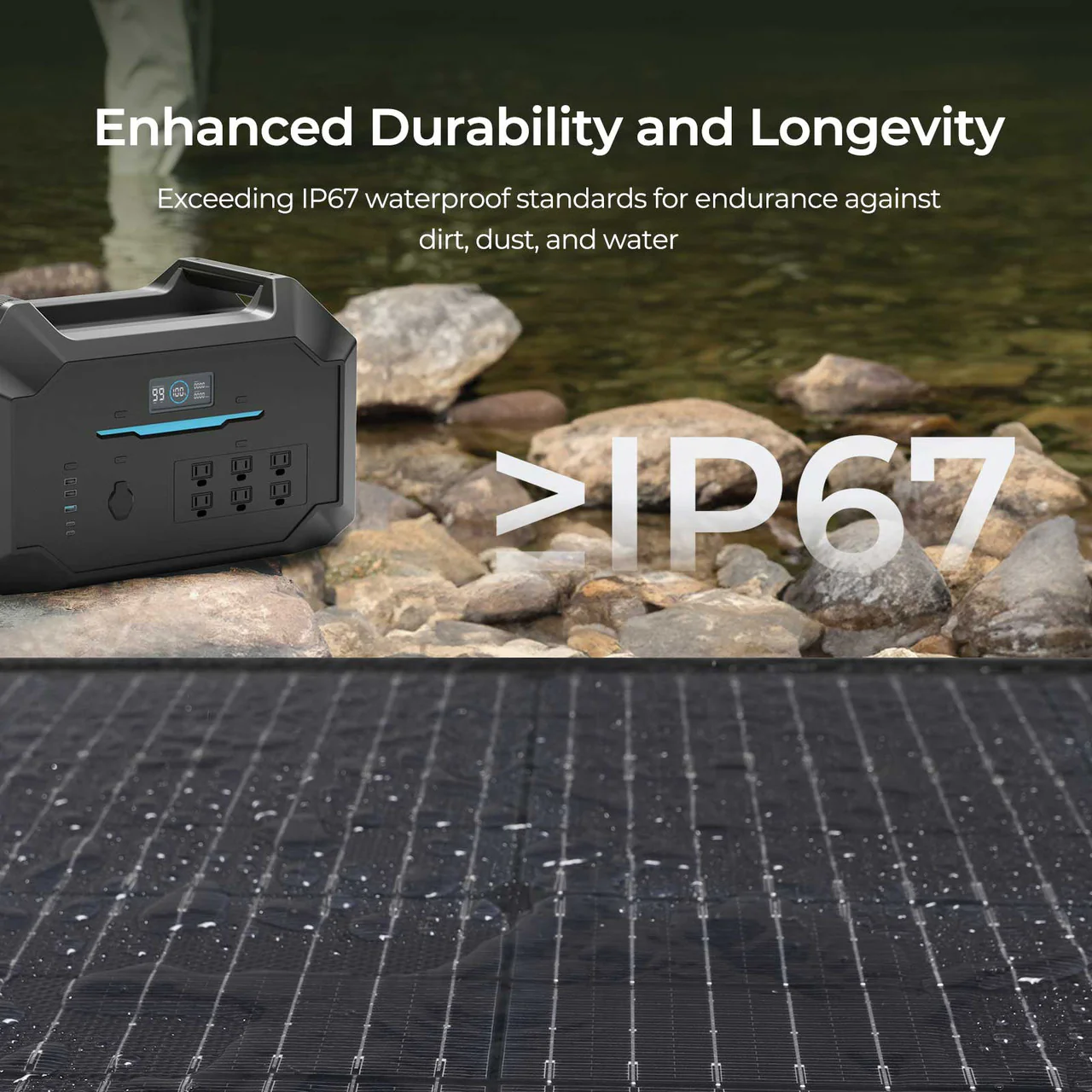 400W Lightweight Portable Solar Panel Suitcase - Image 6