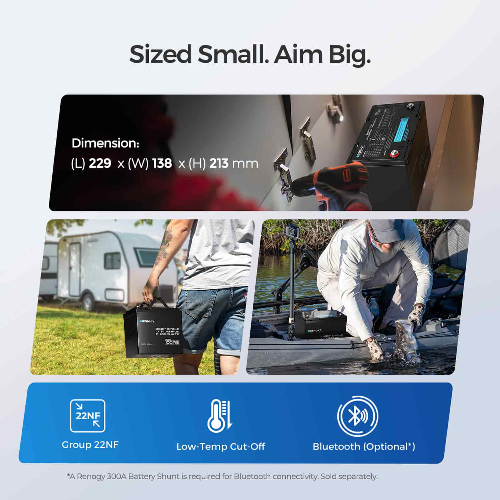 Mini Size 12.8V 100Ah Lithium Iron Phosphate Battery - Image 7