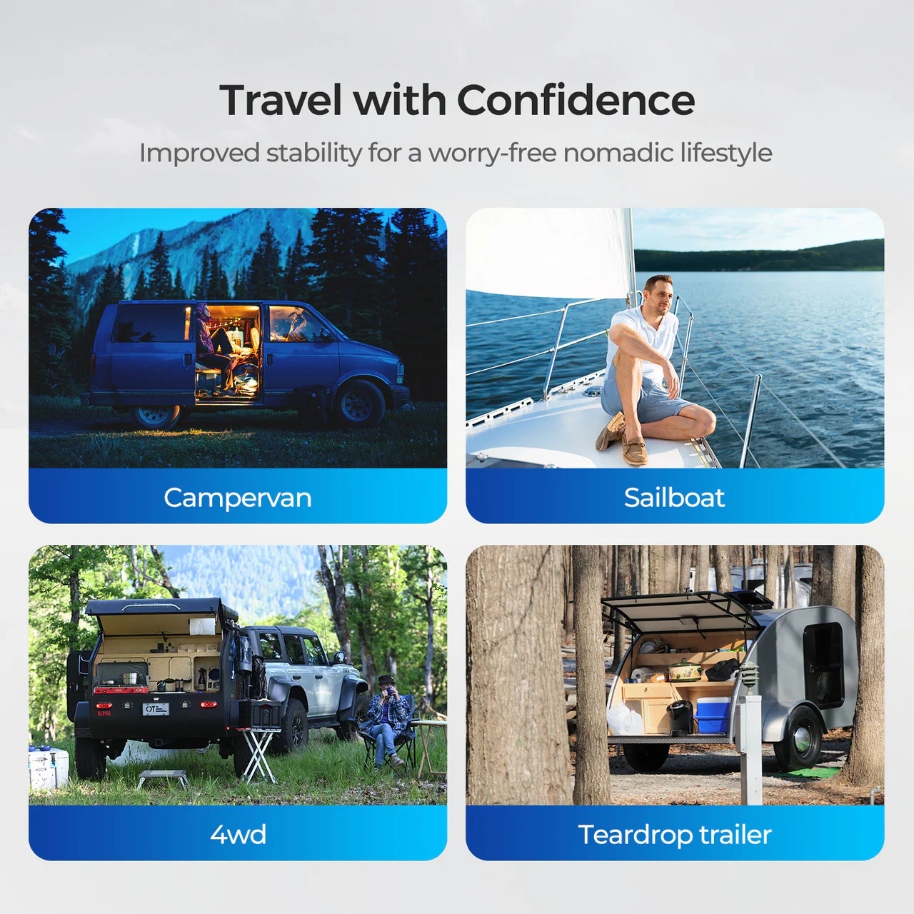 Renogy Mounting Brackets for 12V 200Ah Pro LiFePO4 Batteries (Set of 4) - Image 6