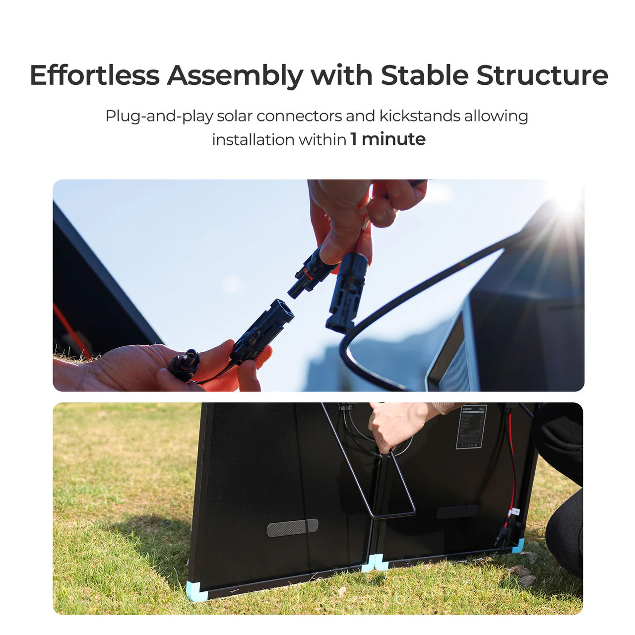 100W Lightweight N-type Portable Solar Panel Suitcase - Image 10