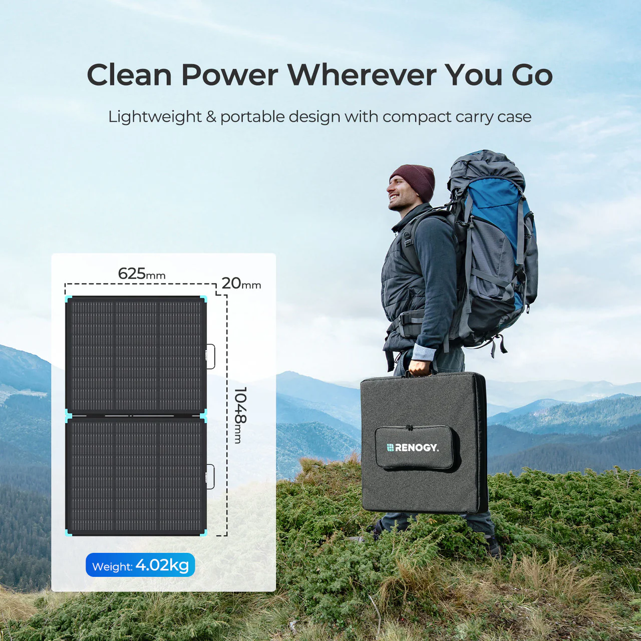 100W Lightweight N-type Portable Solar Panel Suitcase - Image 9