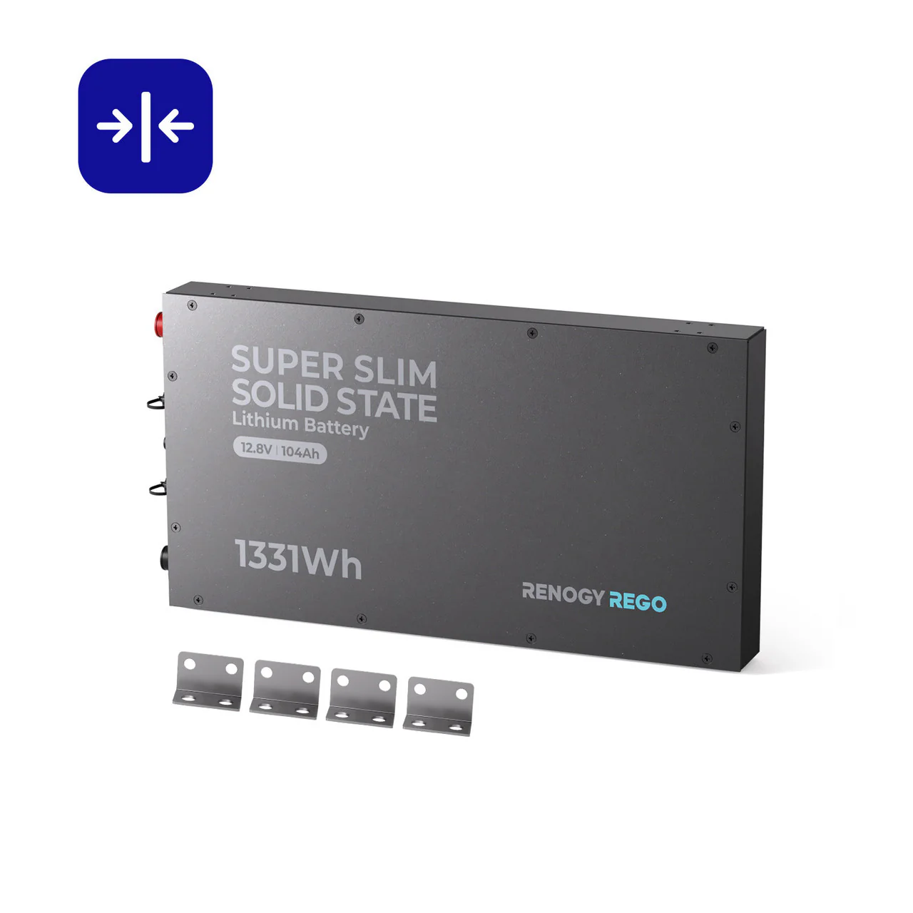 12.8V 104Ah Super Slim Slimline Lithium Iron Phosphate Battery | Rego Series - Image 10