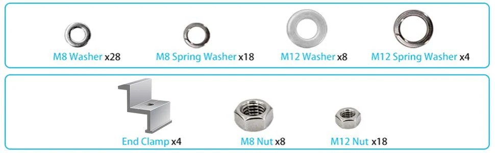 Single Side 27.4in Pole Mount Support For Solar Panel - Image 5