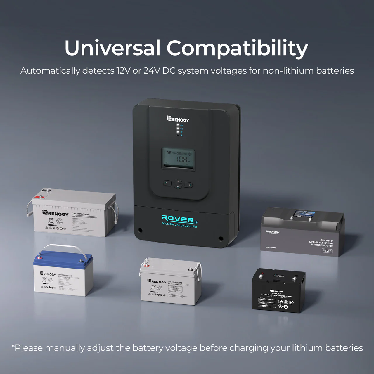 Rover Li 60A 12/24/36/48V MPPT Solar Charge Controller - Image 5