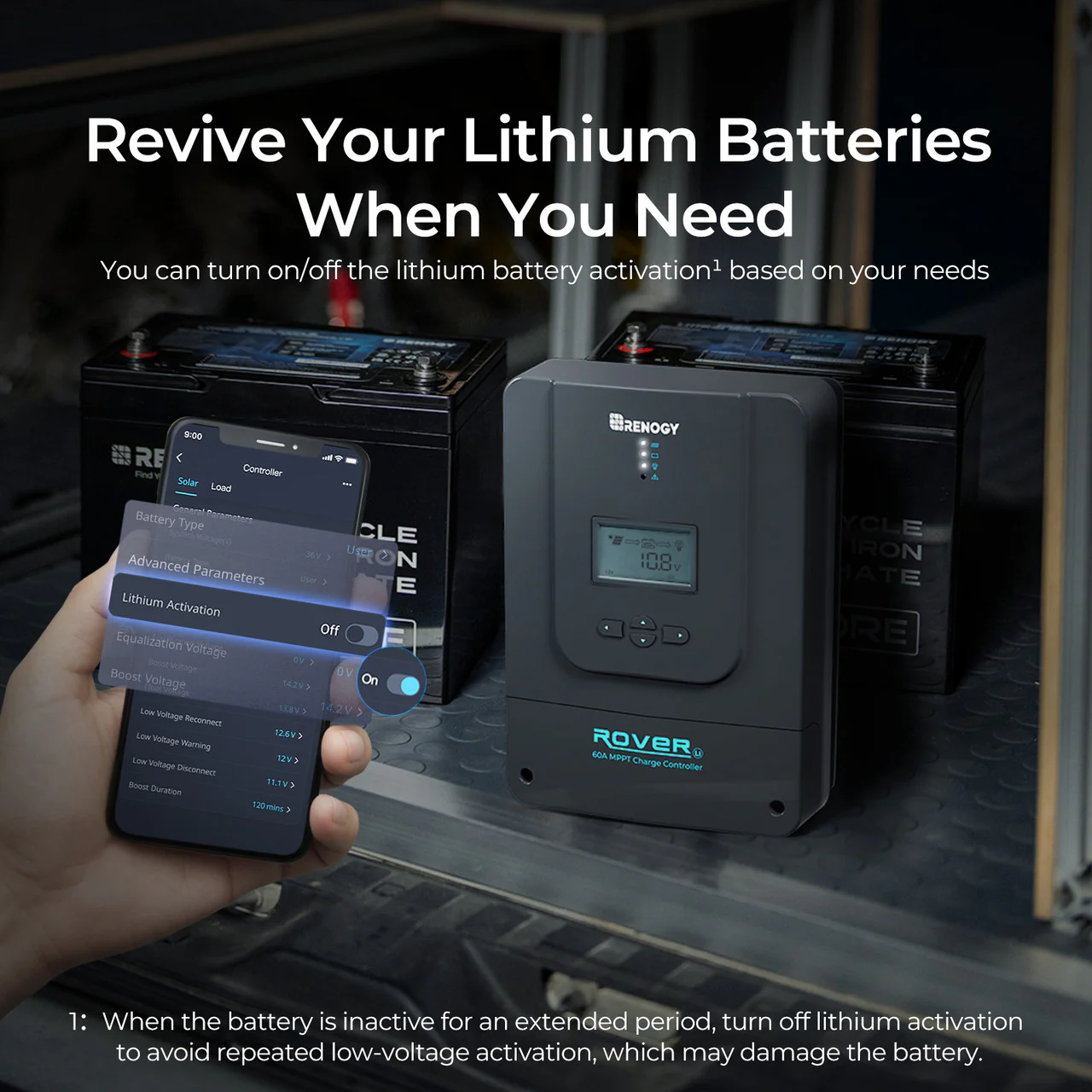 Rover Li 60A 12/24/36/48V MPPT Solar Charge Controller - Image 7