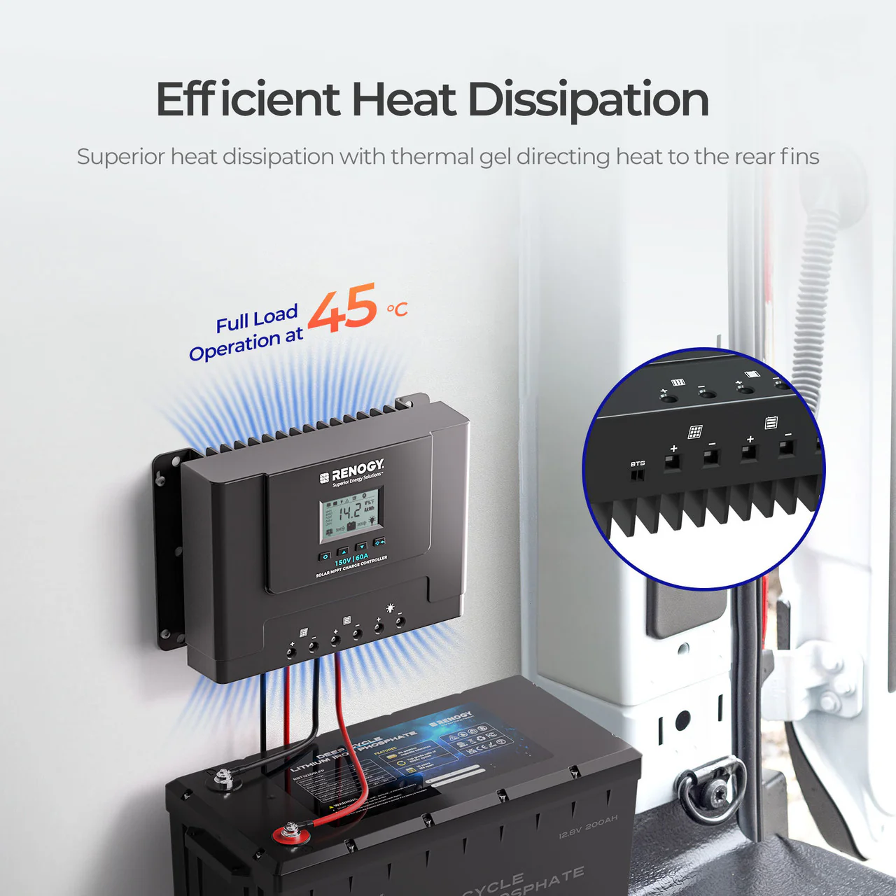 Rover Lite 12V/ 24V/ 36V/ 48V 60A MPPT Solar Charge Controller - Image 6