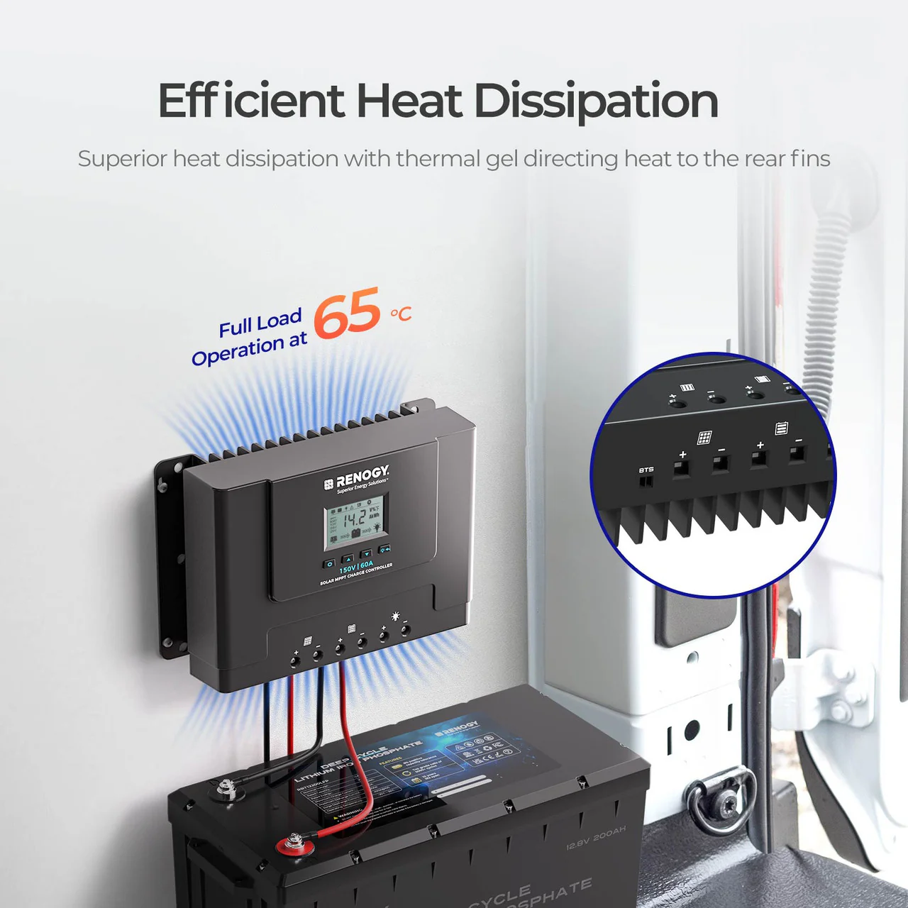 Rover Lite 12V/ 24V/ 36V/ 48V 60A MPPT Solar Charge Controller - Image 7